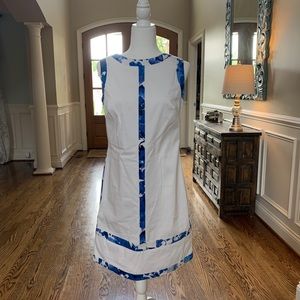 Ralph Lauren Sheath Dress with Floral trim